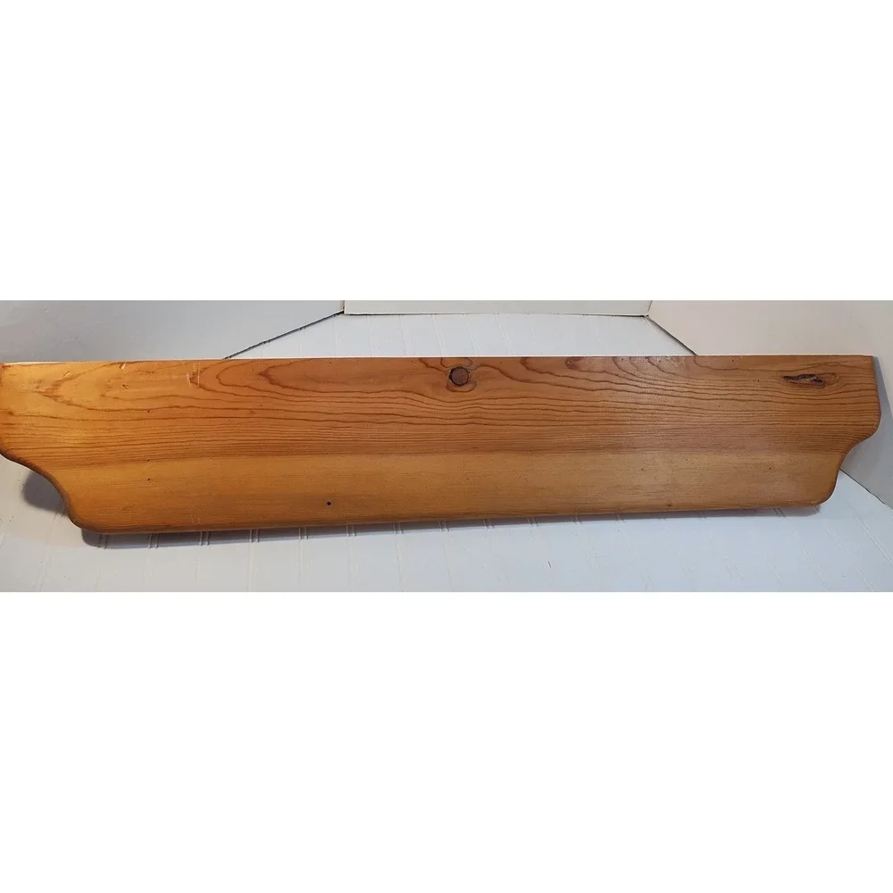 Vintage Handmade Wood Wall Shelf 40